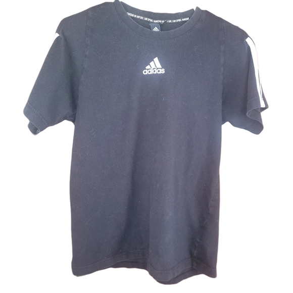 Adidas Black T Shirt with White Accent S - Picture 1 of 4